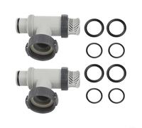 Hasaller Lot de 2 valves à piston de piscine pour pompes Intex 28635EG 28633EG - Valve d'entrée en plastique de 3,8 cm