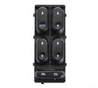 Hasaller Master Power Interrupteur de fenêtre gauche côté conducteur pour Ford F150 2002 2003 Remplace 2L3Z-14529-BAA SW7844 Noir Matériau ABS Pièce de rechange à ajustement direct