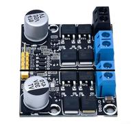 Hasaller Module d'entraînement de moteur CC à double canal 10 A continu 15 A avec contrôle de rotation inversée vers l'avant pour circuit imprimé de régulation de vitesse PWM pour projets