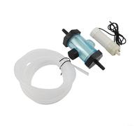 Hasaller Nettoyeur de grain électrique USB pour aquarium avec siphon pour gravier, sable, eau douce, eau de mer, entretien du réservoir de tortues avec tube en silicone (3 mètres)