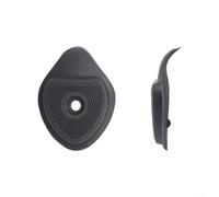 Hasaller Paire de talonnettes de rechange pour chaussures de cyclisme Nimbl en caoutchouc résistant à l'usure avec vis M4 Noir 55 x 38 x 6 mm