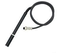 Hasaller Poignée de fer à souder corps en métal connecteur 4 broches pour élément chauffant série T12 952 942 946 951 Entrée 220 V Prise ergonomique Noir Connecteur aéronautique pour soudure