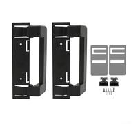 Hasaller Poignée de porte de réfrigérateur pour modèles DM2672 DM2682 DM2872 DM2882 - Alliage noir et ABS Matériel de rechange avec numéro OE 3316882900 - Comprend 2 poignées et 14 accessoires