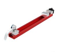 Hasaller Règle réglable pour machine à découper en alliage d'aluminium Largeur réglable de 0 à 300 mm avec pince de verrouillage et un bouton de positionnement pour machines de coupe et de marbre de