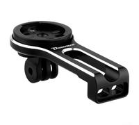Hasaller Support de chronomètre de vélo en alliage d'aluminium pour cadres TCR PCR avec support de phare compatible avec Garmin Pyrton Code Watch Holder Noir (01)