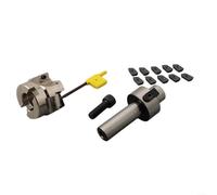 Hasaller Support de fraise à visage CNC C3/4-FMB22 400R-50-22 Cutter C3/4-FMB22 Porte-fraise à visage 400R-50-22 avec 10 inserts en carbure APMT1604 pour fraisage en acier et aluminium