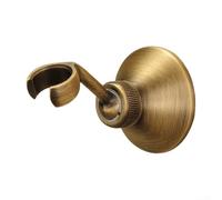 Hasaller Support de pommeau de douche en cuivre avec siège de fixation réglable à 360 degrés pour buse de pulvérisation ronde et carrée, accessoires de salle de bain (style antique)