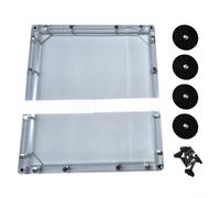 Hasaller Support de toit magnétique pour voiture avec housse de protection en polycarbonate résistant aux UV Ventouses pour Starlink Mini pour voitures, camping-cars, bateaux, camions