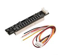Hasaller TI Indicateur de niveau audio TI Indicateur de niveau audio VU Mètre LED Affichage du spectre musical 12 V 24 V 12 bits Double canal PCB Modules de vitesse réglable Barre lumineuse Fonctions
