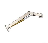 Hasaller Tige de support à ressort à gaz en acier inoxydable 201, 150 N/200 N, support de charnière réglable de 0 à 180°, levage hydraulique robuste pour couvercle d'armoire, boîte à outils, boîte en