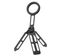 Hasaller Trépied magnétique pour téléphone en alliage d'aluminium rotatif à 360 degrés et support réglable à 270 degrés 4 A-xis pour iP 17 16 15 14 13 Pro Max et étuis MagSafes avec anneau en métal