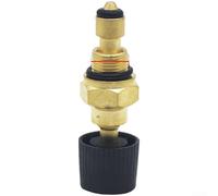 Hasaller Vanne de remplissage d'eau murale à gaz pour chaudière à chauffage avec construction en laiton et design compact Doré 6,2 x 1,16 x 0,94 cm (conteneur A)