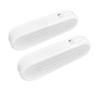 HASAYAKI Poids de Cordon de Rideau, Lot de 2 pendentifs en Plastique pour Stores verticaux et Rideaux - Blanc