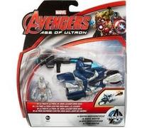Hasbro - 2 figurines : l'ultime ultron vs et iron man le leader avec moto - avengers