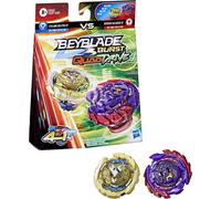 Hasbro 2 toupies Beyblade Burst Quad Drive - Berserk Balderov B7 VS Cyclone Belfyre B7