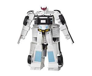Hasbro Action Figure Figurine Transformers 17 cm en blister - Série « Cyberverse Siren Blast » robot « Prowl » - Transformers jouets enfants individuels transformables - E4802 - Blanc