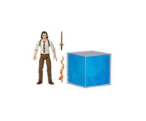 Hasbro Avengers Marvel Legends, Tesseract électronique avec lumières, Article de Cosplay et Figurine Loki de Marvel Studios