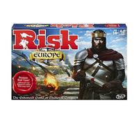 Hasbro B7409 - Risk Europe Premium Edition - Jeu De Société De Conquête Médiévale Amélioré - Édition Anglaise
