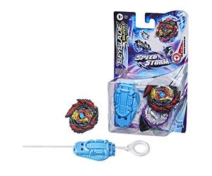 Hasbro Beyblade Burst Surge, Starter Pack avec toupie de compétition Speedstorm Demise Devolos D6 et Lanceur