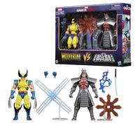 HASBRO Blister 2 figurines Wolverine & Silver Samurai Marvel Legends Gameverse 15cm