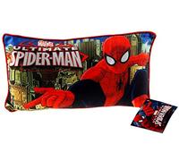 Hasbro Cojin Spider-Man Marvel Rectangulaire Doux 35.6 x 20.3 cm Polyester Lavable en Machine Officiel Marvel Comics