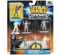 Hasbro Commande Pack Starter - Un Pack De 9 Figurines Parmi Les 3 À Collectionner: Sandtrooper Strike (B0832), Galactic Empire (B0833) Ou Rebels Imperial Assault (B0835)