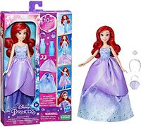 Hasbro Disney Princess Princesses Life poupée Mannequin Ariel, 10 Combinaisons de Tenues, Jouet pour Enfants dès 3 Ans F4624 Multicolore