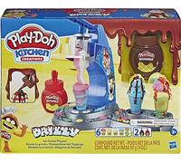 Hasbro E66885L0 Machine à glace Play-Doh Drizzy avec garnitures