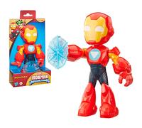 Marvel Comics Figurine Iron Man – Grande articulée 22,8 cm, Bouclier répulseur, Dès 3 ans