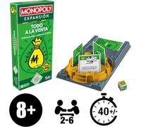 Hasbro Extension Monopoly Todo a la Venta - Version espagnole, jeu de société rapide 40 min