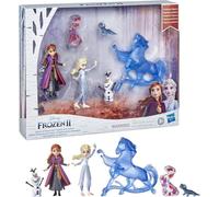 Hasbro F1845 Disney Frozen II Esprits de la nature Set Anna Elsa Bruni Nokk Figurine