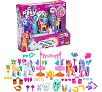 My Little Pony : Crée Ton Style, Amis de la Baie de Port-Poney, 4 poneys et Accessoires pour Enfants, dès 5 Ans