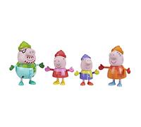 Hasbro F4388 Lot de 4 Figurines de la Famille Peppa Pig 4 Mod. sdos, Multicolore