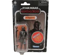 Hasbro F4456 Disney Star Wars The Mandalorian Beskar Kenner, figurine avec deux armes, cape, collection Star Wars Retro