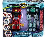 Hasbro F8438 Transformers EarthSpark Cyber-Combiner Terran Twitch Et Robby Malto