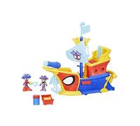 Hasbro Jouet Bateau de pirates Spidey Water‑Webs – Bulles et toiles – Marvel – dès 4 ans