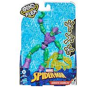 Hasbro Figurine Marvel Spider-Man Bend and Flex Green Goblin, figurine flexible de 6 pouces, comprend des accessoires Blast pour les enfants de 4 ans et plus, E8973