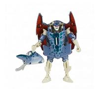 Hasbro - Figurine Maximal Cybershark Beats Wars Transformers 12 cm, Multicolore, Unique (136338)