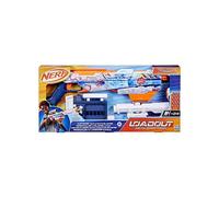 Nerf Blaster Loadout Arctic Zerostriker – 24 fléchettes Nerf N1, chargeur interne 6, 4 accessoires