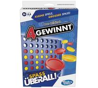 Hasbro Jeu 4 gagne Compact – Portable pour 2 joueurs, Jeu de voyage pour enfants