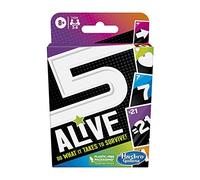 Hasbro Gaming 5 Alive, Jeu Rapide pour Enfants et familles, Jeux de Cartes Rapides familiaux de 2 à 6 Joueurs, Multicolore