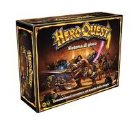 Hasbro Gaming Jeu de société HeroQuest – Plus de 65 miniatures, 2–5 joueurs, dès 14 ans, multicolore