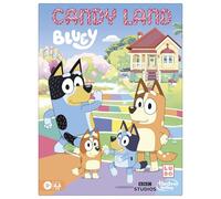Hasbro Gaming Candy Land Bluey Edition Jeu de société | À partir de 3 ans | 2 à 6 joueurs | Jouez en tant que papa, maman, bleu, bingo, muffin ou chaussettes | Jeux préscolaires | Cadeaux pour enfants