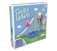 Hasbro Gaming Chutes et escaliers : Peppa Cochon Printing Board Jeu pour Enfants à partir de 3 Ans, pour 2 à 4 Joueurs