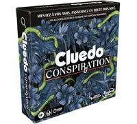 Hasbro Gaming Cluedo Conspiration, Jeu de Mystère, Jeux de Société pour Ados et Adultes, 4 à 10 Joueurs, Jeu de mystère et d'Énigme Multijoueur avec Rôles Secrets