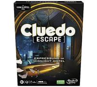 Hasbro Gaming Cluedo Escape Extorsion à Midnight Hotel, Jeu d'évasion Unique pour 1 à 6 Joueurs, Jeu coopératif
