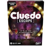 Hasbro Gaming Cluedo Escape : Le Club des Illusionnistes, Jeu de Détective Façon Escape Game, Version Française, 1 à 6 Joueurs, Jeu de mystère, Enfants dès 10 Ans, Jeux de Société