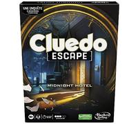 Hasbro Gaming Cluedo Escape : Midnight Hotel, Jeu de Détective Coopératif Façon Escape Game, 1 à 6 Joueurs dès 10 Ans, pour Les Fans de Jeux de Société Classiques