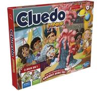 Hasbro Gaming Cluedo Junior Réversible, 2 En 1, Jeu De Détective Cluedo Pour Jeunes, Plateau Pour Enfants, Jeux De Société[Z58]