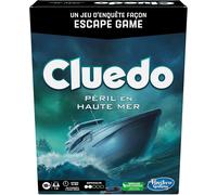 Hasbro Gaming Cluedo Péril en Haute Mer - ESCAPE GAME - Jeu de société - NEUF